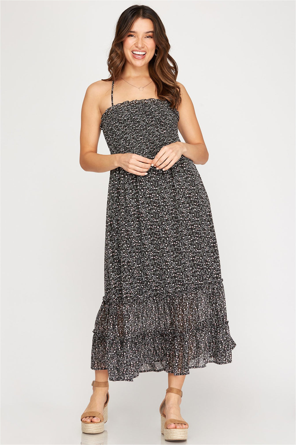 Smocked Tube Top Maxi – The Ponderosa Boutique