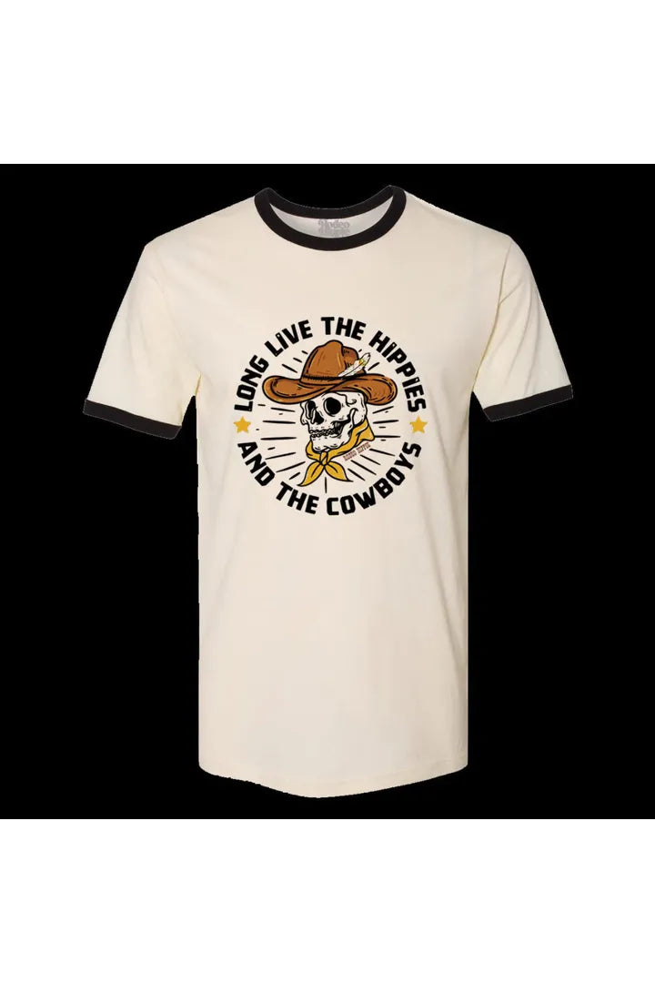 Long Live the Hippies Ringer Tee