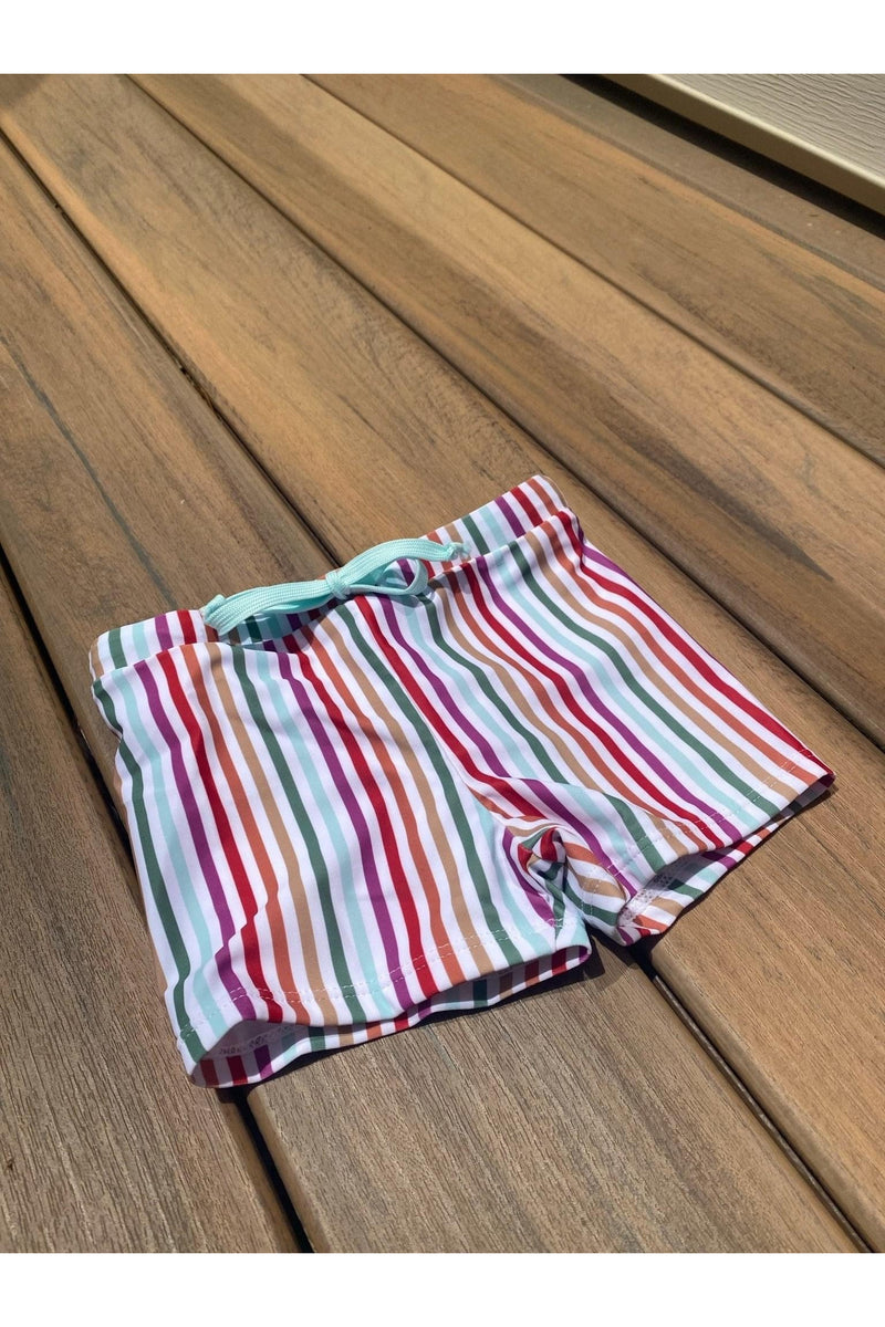 Boys Rainbow Swim Shorts