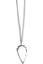 Dainty Opaline Arrowhead Necklace