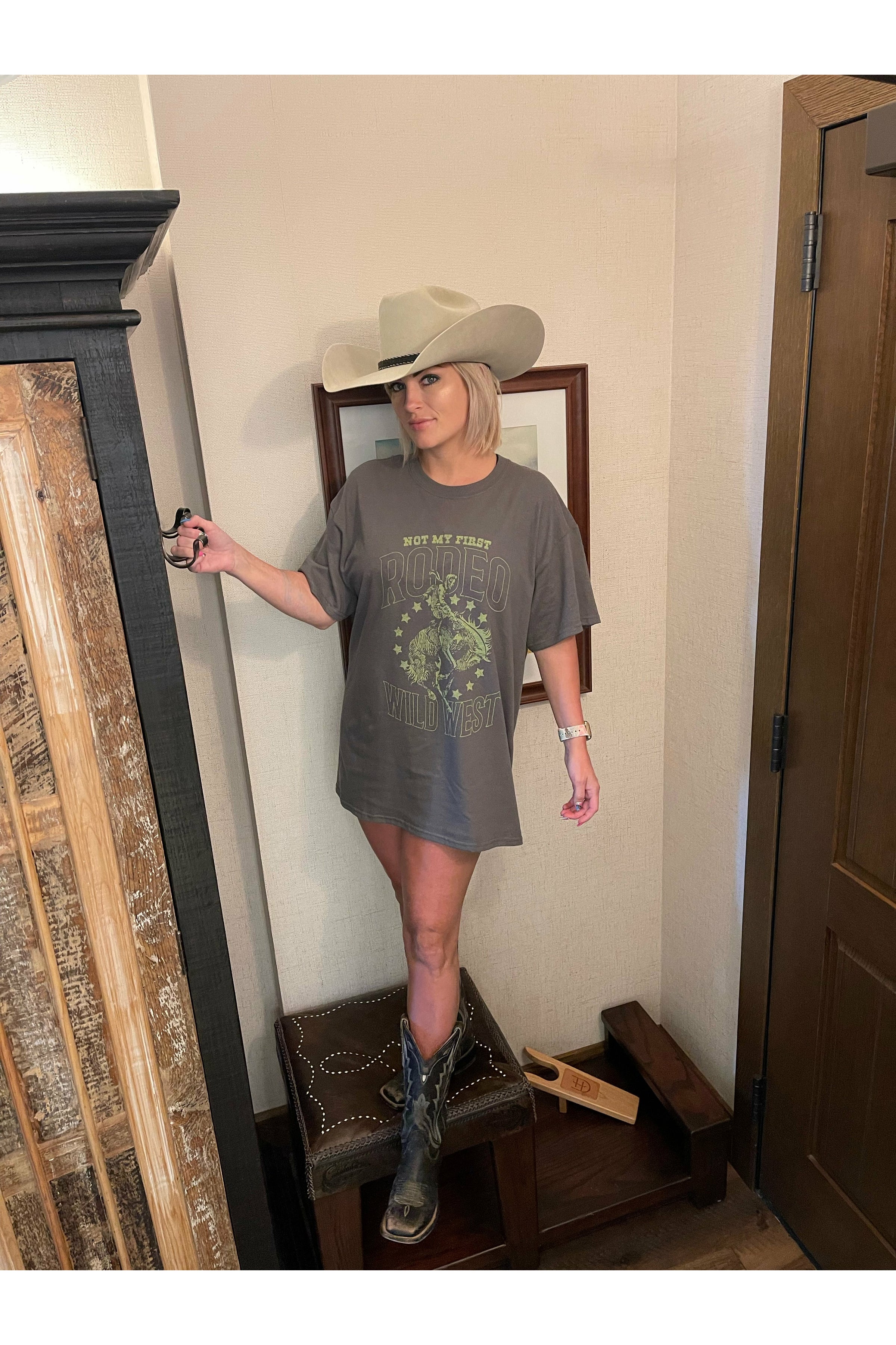 Not My First Rodeo Oversized Tee