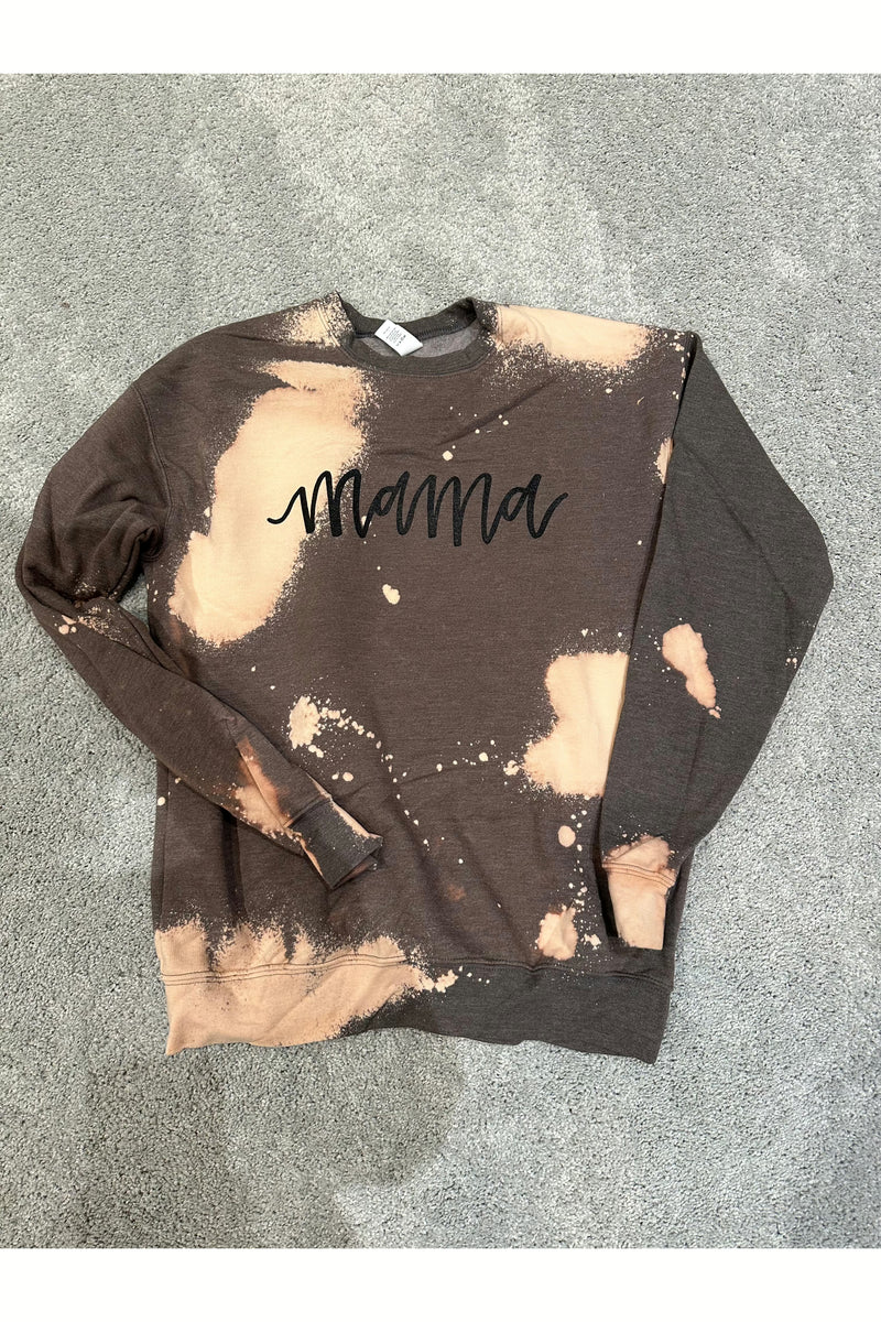 Mama bleached sweatshirt