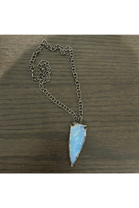 Opaline Arrowhead Necklace