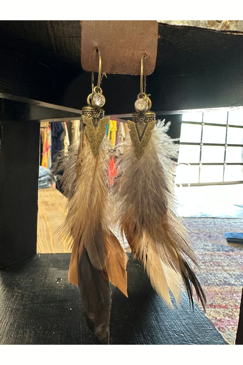 Laney Feather Earring