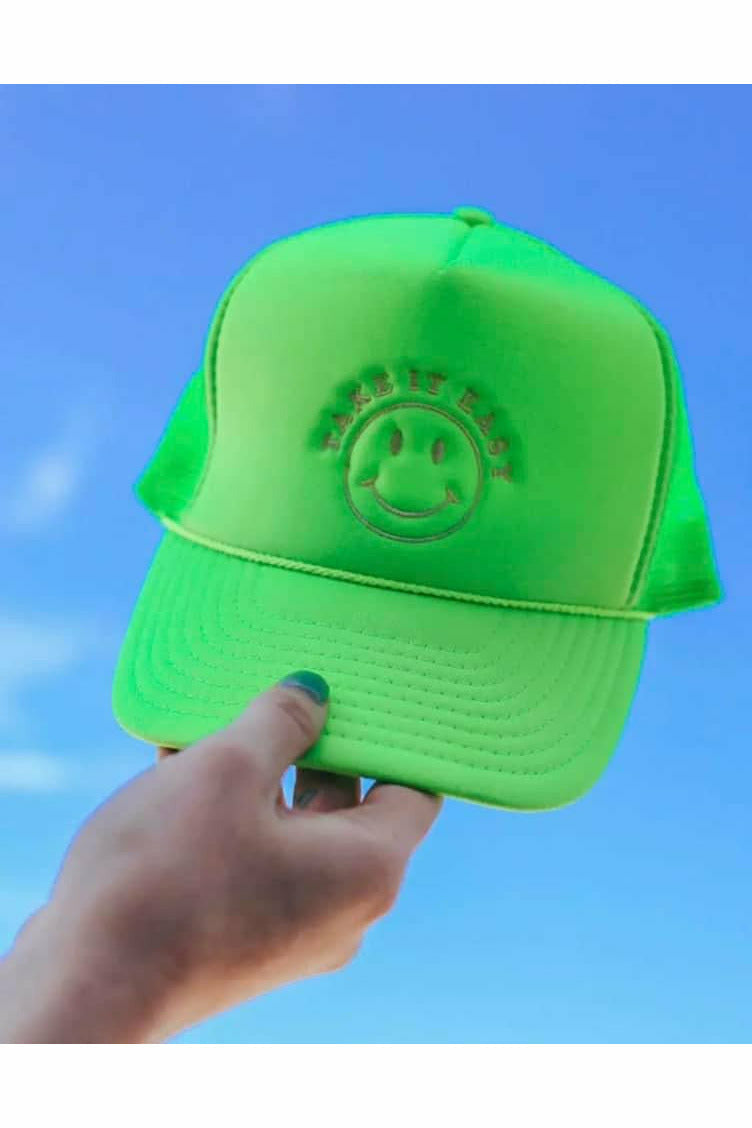 Take It Easy Neon Trucker Hats