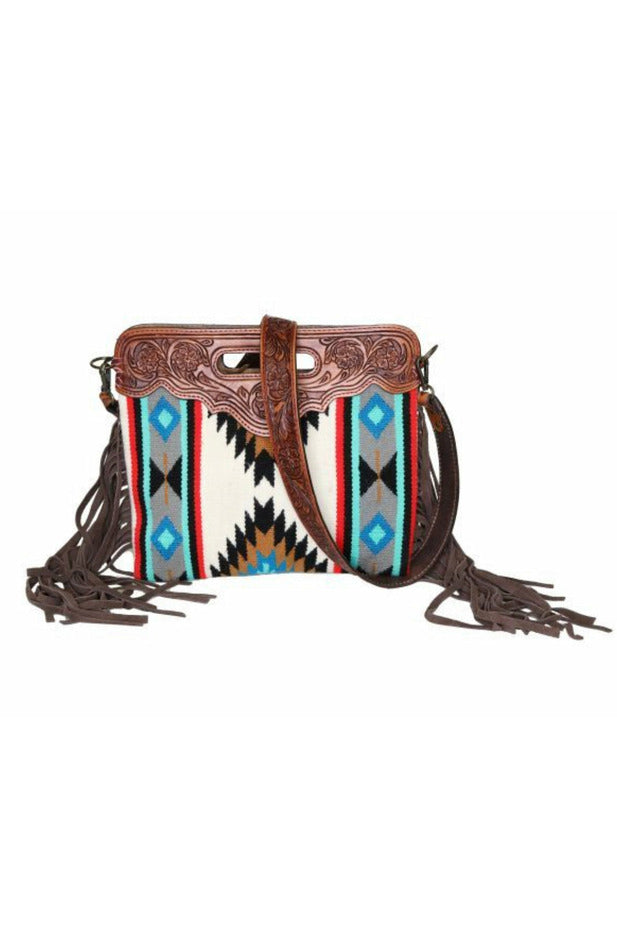 Sara Aztec Fringe Bag